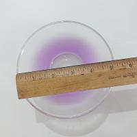 Vintage Purple Blendo Glass Dip Salad Bowls, Set of 2, MCM Glassware