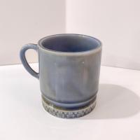 Vintage Wade Irish Porcelain Mini Mug, Ceramic Demitasse Cup, Ireland Stagecoach Mark A