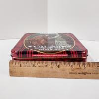 Vintage Walkers Pure Butter Shortbread Petti Coat Tails Tin Box, Scotland Cookie Tin, Flora McDonalds Farewell to Bonnie Prince Charlie Tin