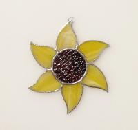 Stained Glass Sunflower Suncatcher