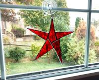 Stained Glass Star Suncatcher