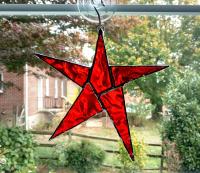 Stained Glass Star Suncatcher