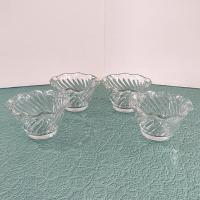 Anchor Hocking Waverly Dessert Sherbet Bowls, Set of Four