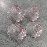 Anchor Hocking Waverly Dessert Sherbet Bowls, Set of Four