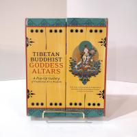 Vintage Tibetan Buddhist Goddess Alters Pop-up Book, A Pop-up Gallery of Traditional Art and Wisdom