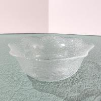 Vintage Arcoroc Salad Soup Cereal Fluted Textured Glass Bowls, Set of 4