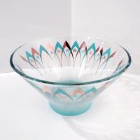 Vintage Anchor Hocking Happy Hour Atomic Boomerang Starburst Chip or Salad Bowl