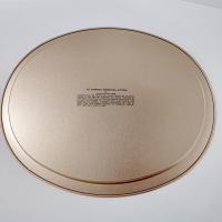 Vintage Currier and Ives American Homestead Autumn Oval Metal Serving Tray