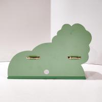 Vintage Avon Best Buddies Display Shelf, Wall Mount or Tabletop Green Tree Wooden Shelf, Kids Room Decor