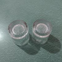 Set of Two Vintage Blue Bonnets Raceway Rocks Whiskey Glasses, Harness Racing / Horse Racing Collectible Memorabilia 