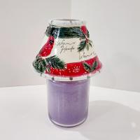 Vintage Yankee Candle Cardinal Warm Hearts Ceramic Candle Shade Jar Topper, Christmas Holiday Decor