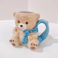 Vintage Tienshan Theodore Bear Figural Coffee Tea Mug, Teddy Bear Ceramic Mug, Planter Pot, Childs Room Nursery Decor