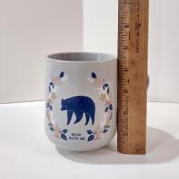 Vintage Bear With Me Ceramic Coffee Tea Mug, Large Oversized Mug