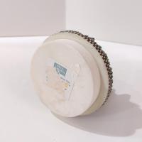 Vintage Our America Debbie Mumm Resin Jar Candle Topper, Girl on a Bench with a Kitty Cat and Flowers