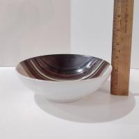 Vintage Better Homes and Gardens Rockport Cereal Soup Bowls, Set of 4, Brown and White Stoneware All Purpose Bowls