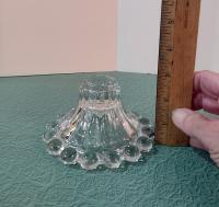 Vintage Anchor Hocking Berwick Boopie Glass Candle Holder