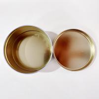 Vintage Bunny Rabbit Flower Garden Country House Scene Round Metal Tin, Easter Spring Storage Gift Container