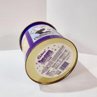 Vintage Cadbury Chocolate Snowman Cookies Tin, Round Cylinder Storage Container with Moisture Absorbing Lid