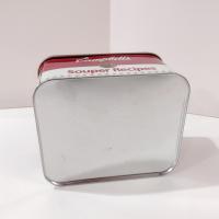 Vintage Campbells Souper Recipe Tin Box, Retro Metal Storage Container
