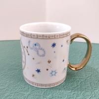 Vintage Cancer Zodiac Coffee Tea Ceramic Mug, Star Constellation Mug
