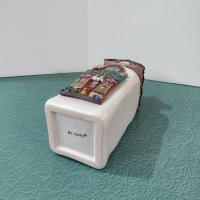 Vintage Ceramic Candy Shop Storage Canister, House Shaped Air Tight Storage Container