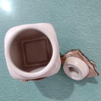 Vintage Ceramic Candy Shop Storage Canister, House Shaped Air Tight Storage Container