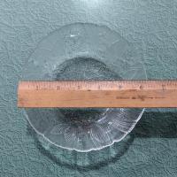 Vintage Arcoroc Canterbury Crocus Clear Glass Cereal Bowls, Set of 2