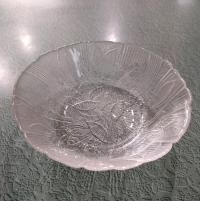 Vintage Arcoroc Canterbury Crocus Clear Glass Cereal Bowls, Set of 4