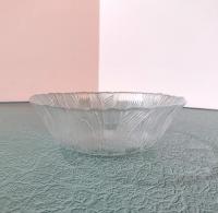 Vintage Arcoroc Canterbury Crocus Clear Glass Cereal Bowls, Set of 4