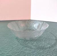 Vintage Arcoroc Canterbury Crocus Clear Glass Cereal Bowls, Set of 4