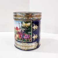 Vintage E. Otto Schmidt Nurnberger Lebkuchen Castle Tin, Nuremburg Germany Scene Decorative Storage Tin