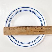 Vintage Corelle Classic Cafe Blue Bread Appetizer Snack Plates, Set of 4