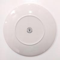 Vintage Royal Stafford Chequers Dinner Plates, Set of Two, Black and White Checkerboard Ceramic Stoneware Plates