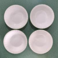 Corelle Chutney Green Rimmed Swirl Cereal Salad Soup Bowls, Set of Four