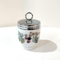 Royal Worcester Lavinia Porcelain Egg Coddler, Ceramic Floral Storage Jar with Lid