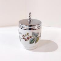 Royal Worcester Lavinia Porcelain Egg Coddler, Ceramic Floral Storage Jar with Lid