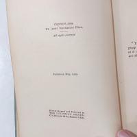 Antique Cooking For Two Book by Janet M. Hill, 1909 First Edition, Vintage Cook Book