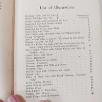 Antique Cooking For Two Book by Janet M. Hill, 1909 First Edition, Vintage Cook Book