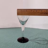 Vintage Purple Amethyst Cordial Glasses, Set of Three