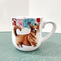 Vintage Hey Gorgeous Corgi Dog Ceramic Mug