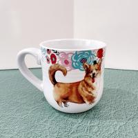 Vintage Hey Gorgeous Corgi Dog Ceramic Mug
