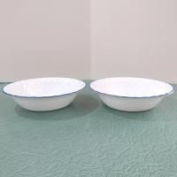 Corelle Blue Velvet Swirl Cereal Salad Soup Bowls, Set of Two