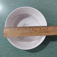 Vintage Artisinal Kitchen Supply Coupe Marble Gray Porcelain Soup Cereal Bowls, Set of 3