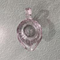Antique Pressed Glass Creamer / Pitcher, UV Reactive Glass