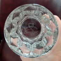 Vintage Crown Royal and Disaronno Whiskey Rocks Glasses, Set of Three, Collectible Logo Lowball Glasses