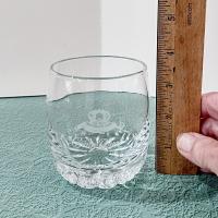 Vintage Crown Royal Whiskey Lowball Rocks Glasses, Set of Two