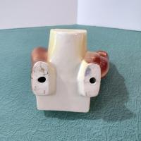 Vintage Ceramic Dachshund Planter, Dresser Caddy, Garden Decoration