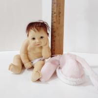 Ashton Drake It's Not Easy Being Cute Sherri Rawn Doll, Baby Doll with Pink Easter Bunny Ears