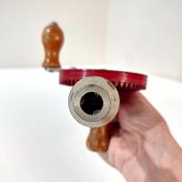 Vintage Stanley Defiance 1220 Hand Drill with Bit, 1930's Hand Tool