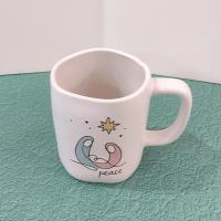 Vintage Rae Dunn Peace Nativity Scene Oversized Coffee Tea Mug, Holiday Christmas Mug